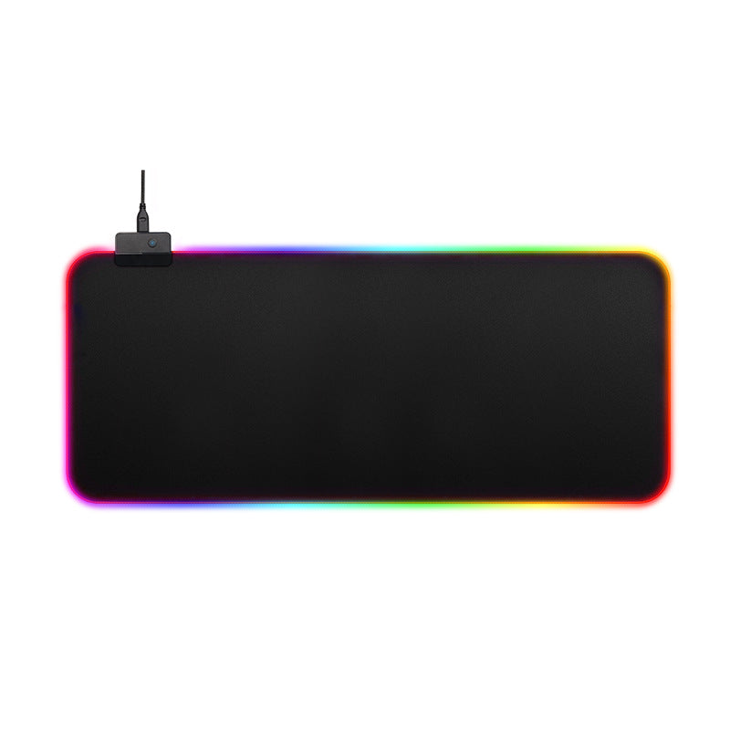 Cross-border spot game pad wholesale boys computer office keyboard pad super large thick e-sports luminous mouse pad
