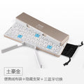 BOW Hangshi folding bluetooth keyboard wireless portable mobile phone tablet universal portable rechargeable cross-border special supply