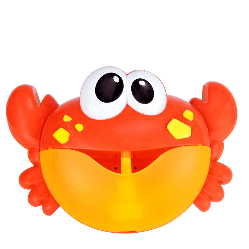 Cross-border children's bath crab bubble machine bathroom bath electric music automatic spit bubble frog water toy