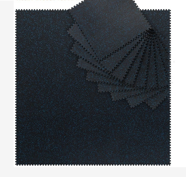 Custom-Made, Ships in 3-5 Days 10pcs Gym rubber floor mat, starry sky shock-absorbing mat, sports soundproofing floor mat