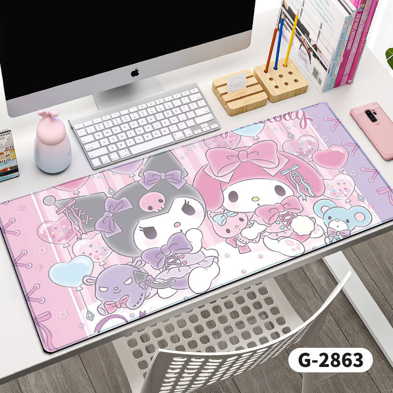 Long Coulomi Mouse Pad Wholesale Office Game Desk Pad Prevent Mouse Hand Keyboard Pad Good Luck Desk Pad