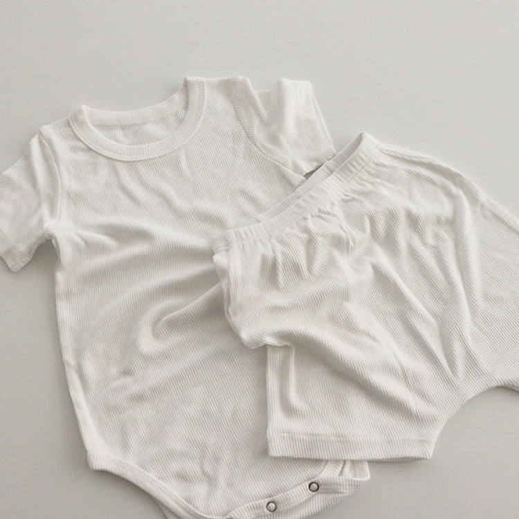 Baby clothes set summer baby clothes modal baby jumpsuit baby fart clothes baby crawling clothes