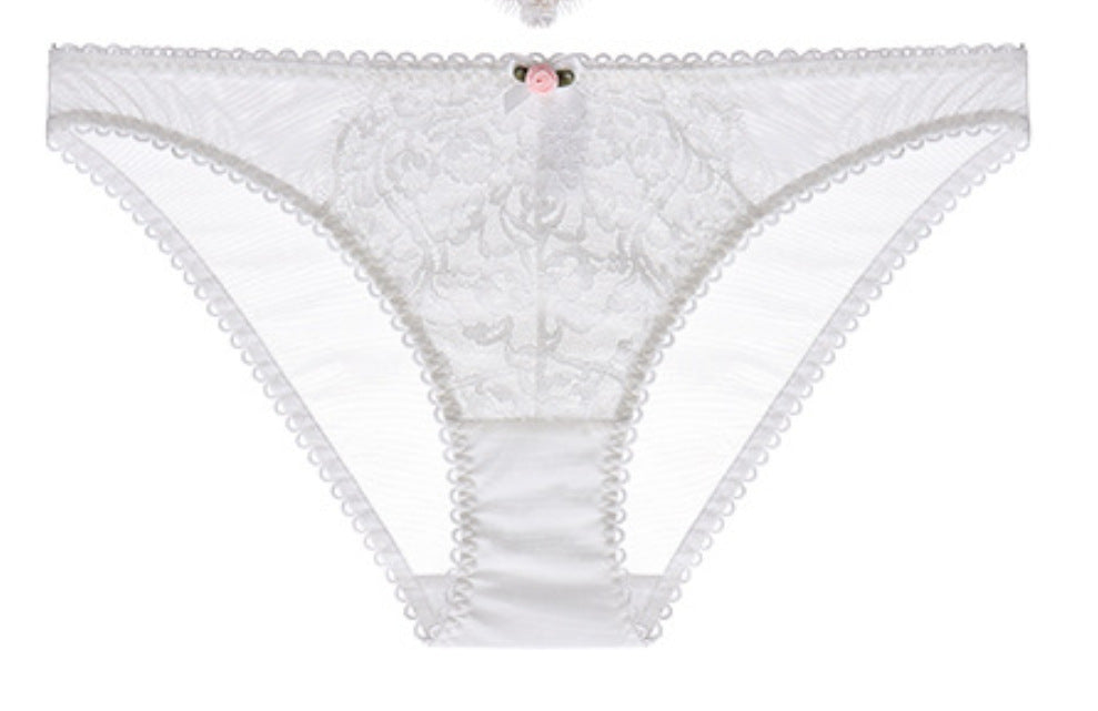 [Fishbone Underwear] French underwear, mesh, unpadded, large breasts, breathable bra, can be worn outside the body shaper