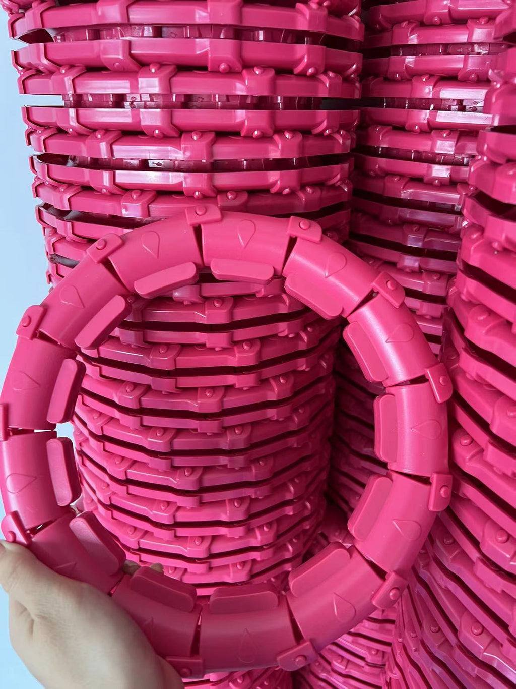 The source manufacturer's smart hula hoop Amazon's explosive model will not fall off the hula hoop detachable and adjustable hulahoop