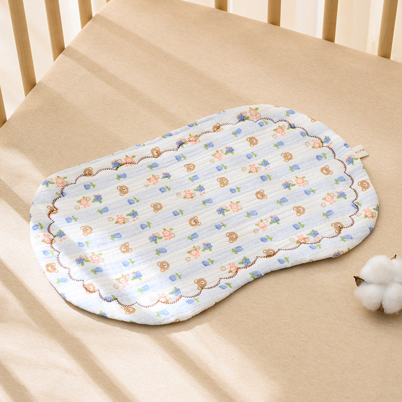 Baby pillow (0-6 months), pure cotton baby pillow, newborn baby pillow, small pillowcase/pillow cover.