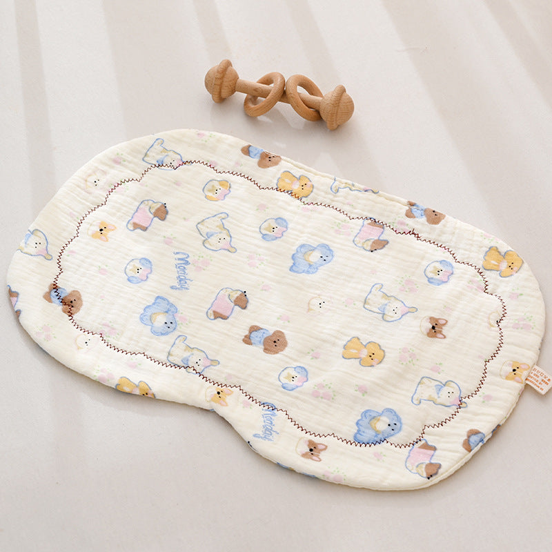 Baby pillow (0-6 months), pure cotton baby pillow, newborn baby pillow, small pillowcase/pillow cover.