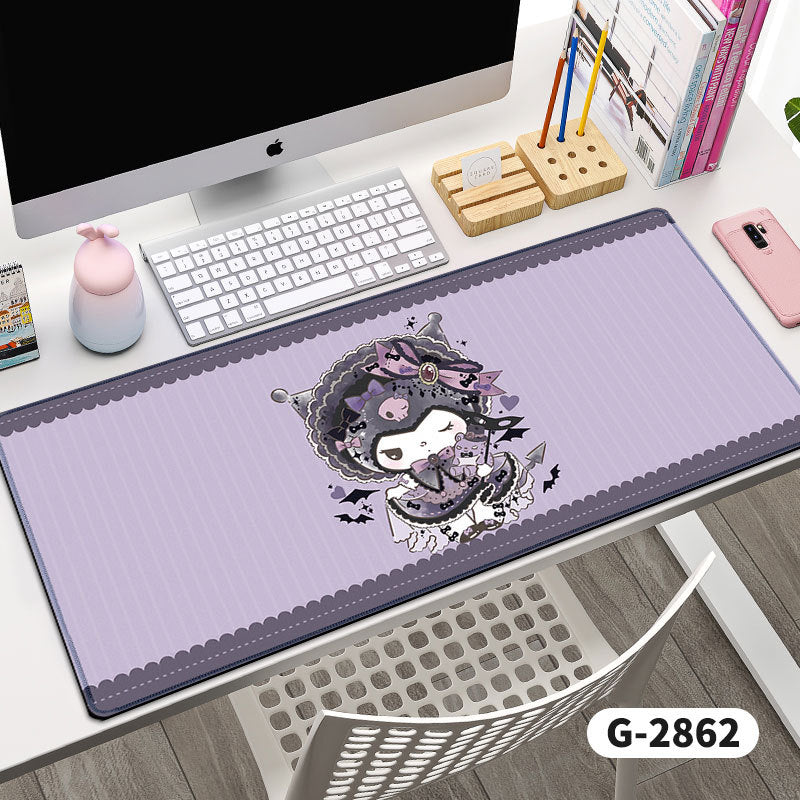 Long Coulomi Mouse Pad Wholesale Office Game Desk Pad Prevent Mouse Hand Keyboard Pad Good Luck Desk Pad