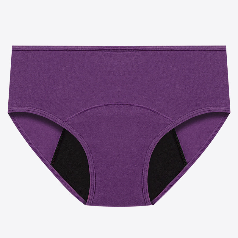 Cross-border plus-size women's underwear physiological pants heavy menstrual flow postpartum underwear C-section recovery low-waist underwear