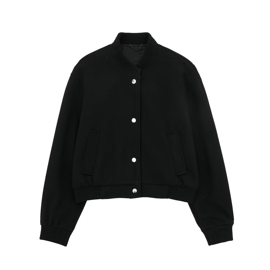 ZA cross-border women's clothing wholesale new style women's clothing European and American style soft pilot jacket 3046272 712