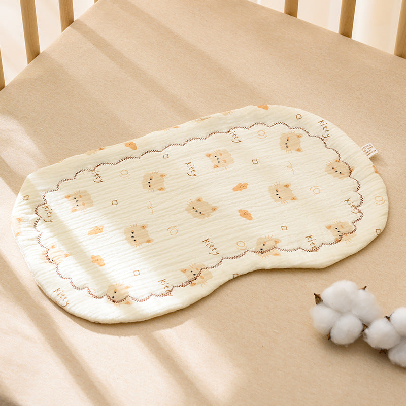 Baby pillow (0-6 months), pure cotton baby pillow, newborn baby pillow, small pillowcase/pillow cover.