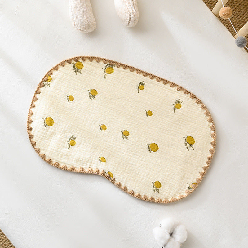 Baby pillow (0-6 months), pure cotton baby pillow, newborn baby pillow, small pillowcase/pillow cover.