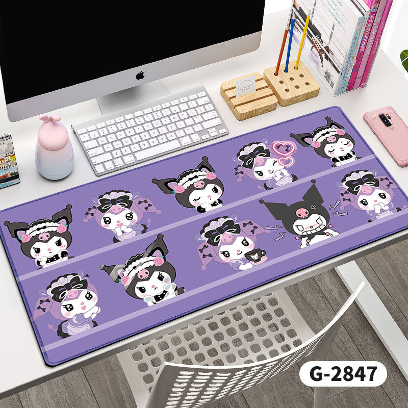 Long Coulomi Mouse Pad Wholesale Office Game Desk Pad Prevent Mouse Hand Keyboard Pad Good Luck Desk Pad