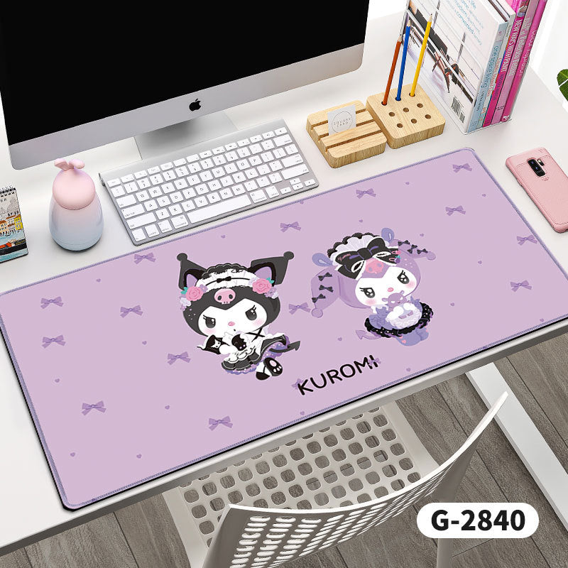 Long Coulomi Mouse Pad Wholesale Office Game Desk Pad Prevent Mouse Hand Keyboard Pad Good Luck Desk Pad