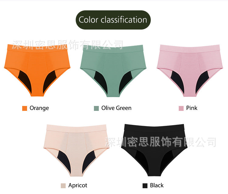 Foreign trade briefs wholesale high-waist breathable underwear menstrual period leak-proof menstrual period underwear menstrual period underwear