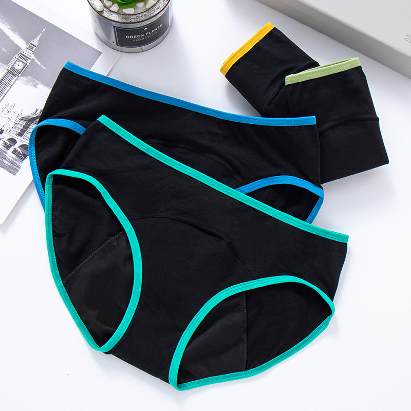 Cross-border plus-size women's underwear physiological pants heavy menstrual flow postpartum underwear C-section recovery low-waist underwear