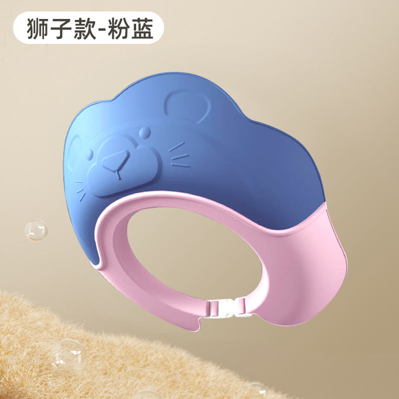 Children's shampoo cap baby waterproof shower cap newborn baby adjustable shampoo cap baby hair washing artifact