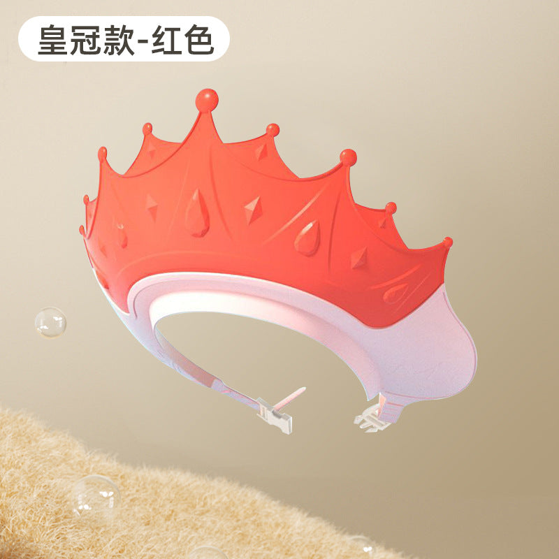 Children's shampoo cap baby waterproof shower cap newborn baby adjustable shampoo cap baby hair washing artifact