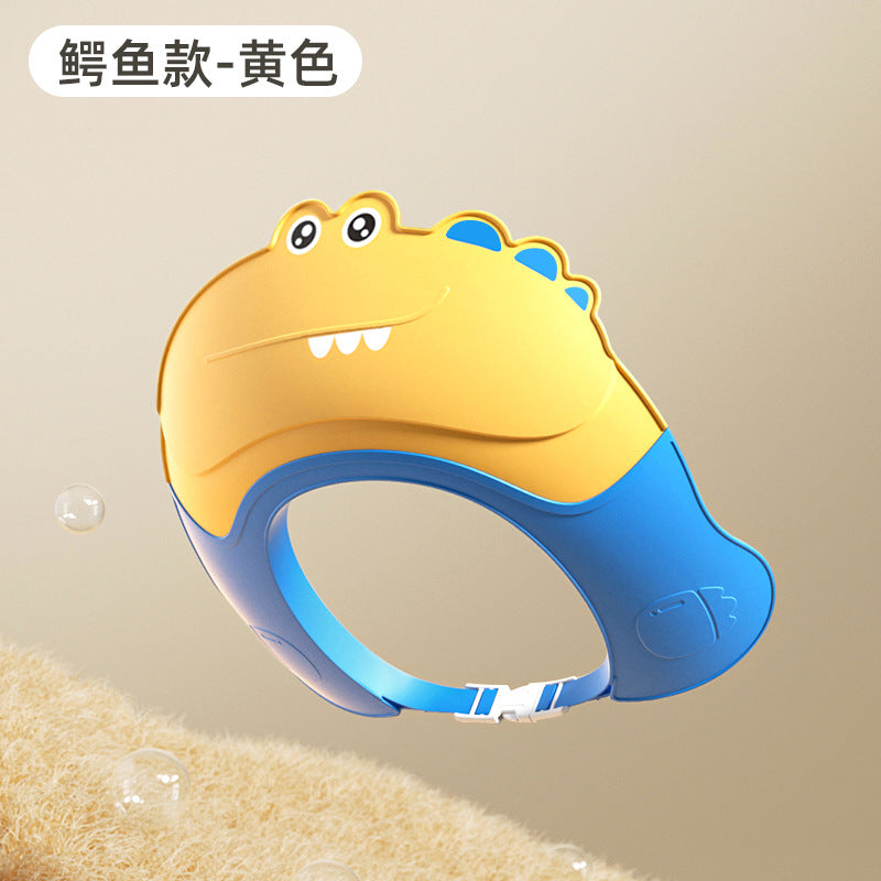 Children's shampoo cap baby waterproof shower cap newborn baby adjustable shampoo cap baby hair washing artifact
