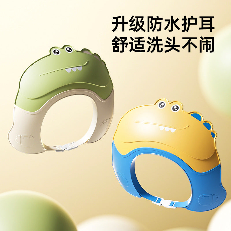 Children's shampoo cap baby waterproof shower cap newborn baby adjustable shampoo cap baby hair washing artifact
