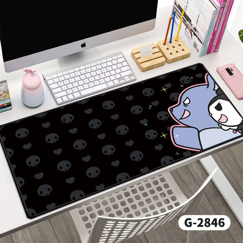 Long Coulomi Mouse Pad Wholesale Office Game Desk Pad Prevent Mouse Hand Keyboard Pad Good Luck Desk Pad