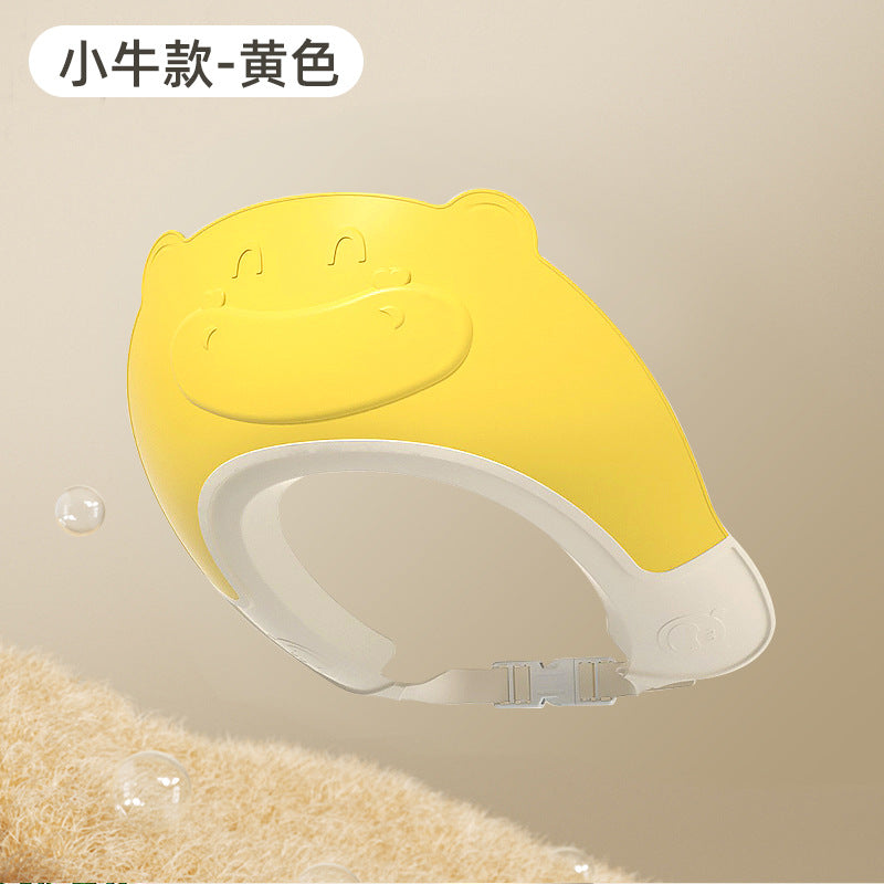 Children's shampoo cap baby waterproof shower cap newborn baby adjustable shampoo cap baby hair washing artifact