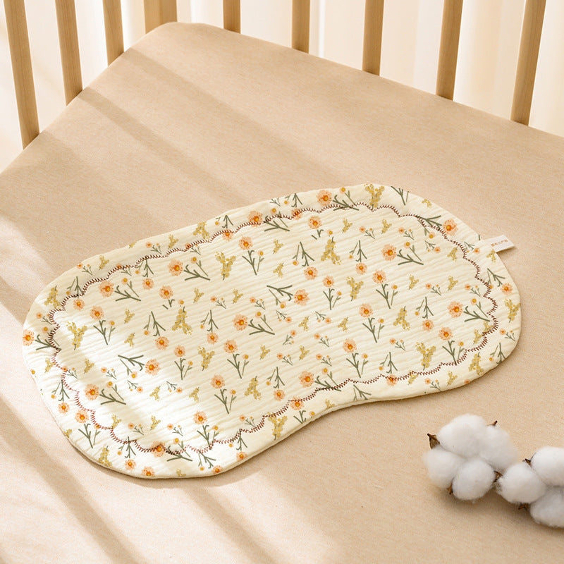 Baby pillow (0-6 months), pure cotton baby pillow, newborn baby pillow, small pillowcase/pillow cover.