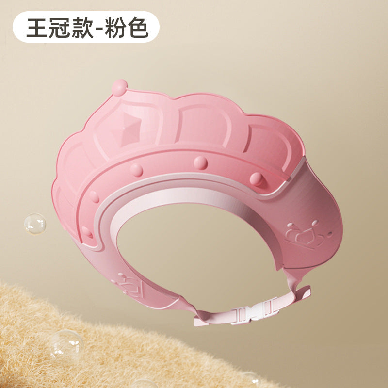 Children's shampoo cap baby waterproof shower cap newborn baby adjustable shampoo cap baby hair washing artifact