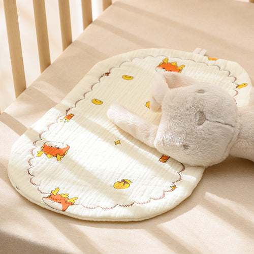 Baby pillow (0-6 months), pure cotton baby pillow, newborn baby pillow, small pillowcase/pillow cover.