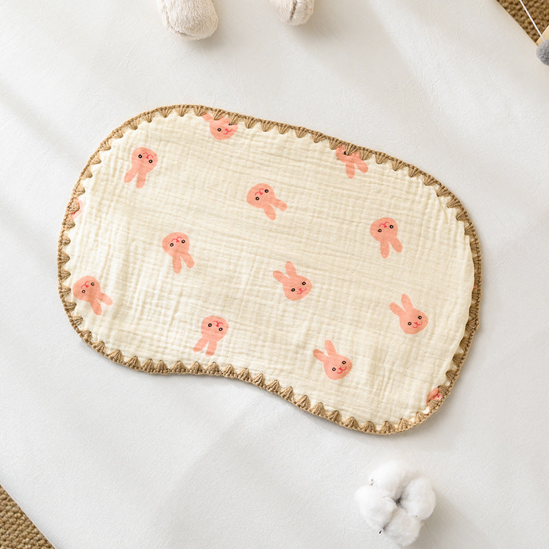 Baby pillow (0-6 months), pure cotton baby pillow, newborn baby pillow, small pillowcase/pillow cover.