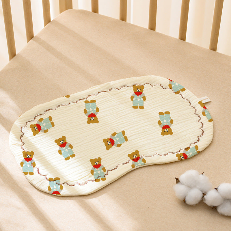 Baby pillow (0-6 months), pure cotton baby pillow, newborn baby pillow, small pillowcase/pillow cover.