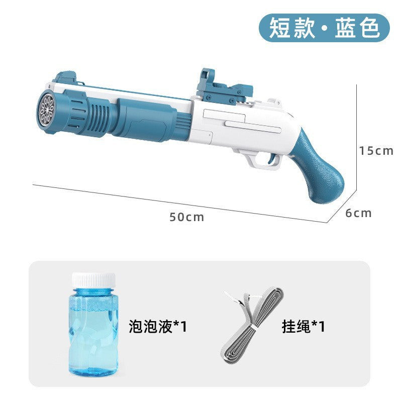 Space Bazooka Bubble Gun Douyin Net Red 69-hole Automatic Handheld Gatling Bubble Machine Colorful Lights