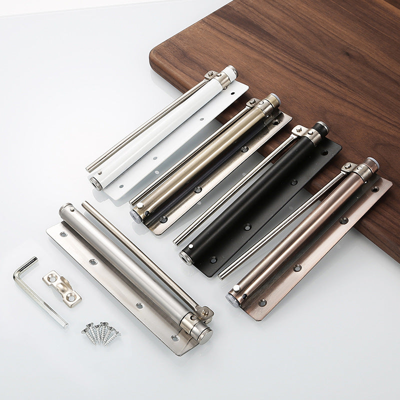 Hotel door stainless steel simple door closer Household light mute buffer adjustable automatic wooden door closer