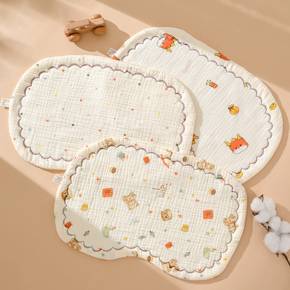 Baby pillow (0-6 months), pure cotton baby pillow, newborn baby pillow, small pillowcase/pillow cover.