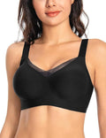 Cross-border special supply of popular style without steel ring bra seamless underwear European and American style large size comfortable foreign trade English washing water label