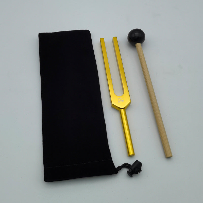 9 gold aluminum alloy tuning fork set 174HZ285396417528639741852963HZ musical instrument accessories
