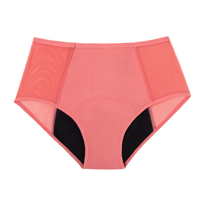 European and American cross-border sexy leopard-print underwear 4-layer absorbent menstrual underwear leak-proof women's physiological menstrual underwear