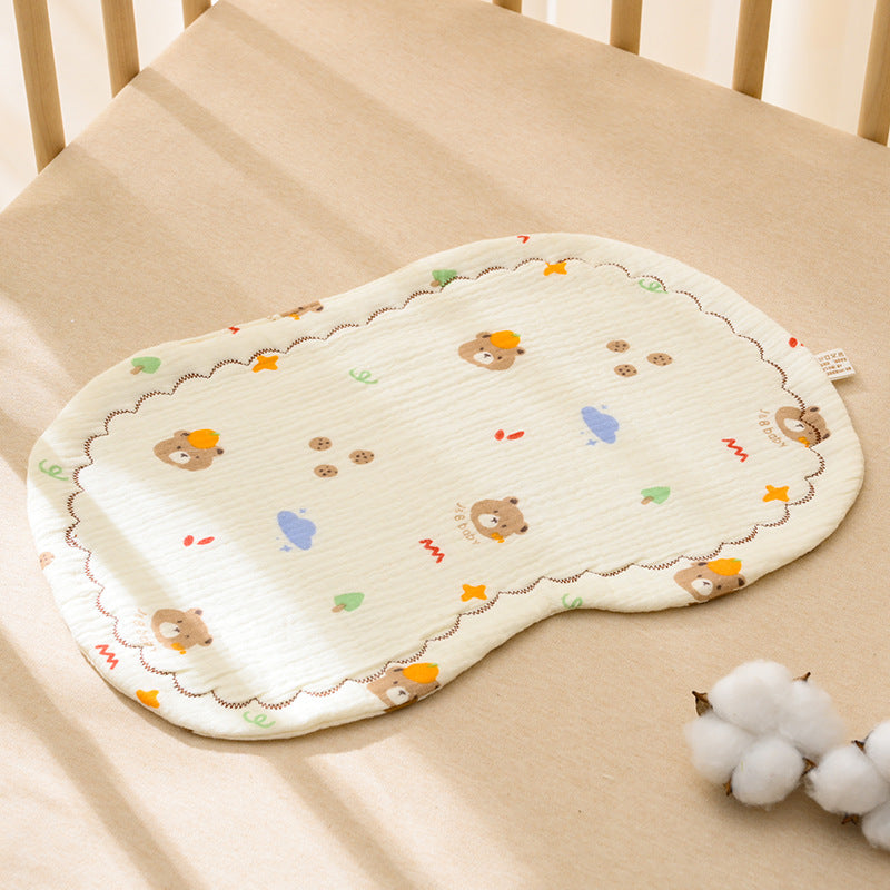 Baby pillow (0-6 months), pure cotton baby pillow, newborn baby pillow, small pillowcase/pillow cover.