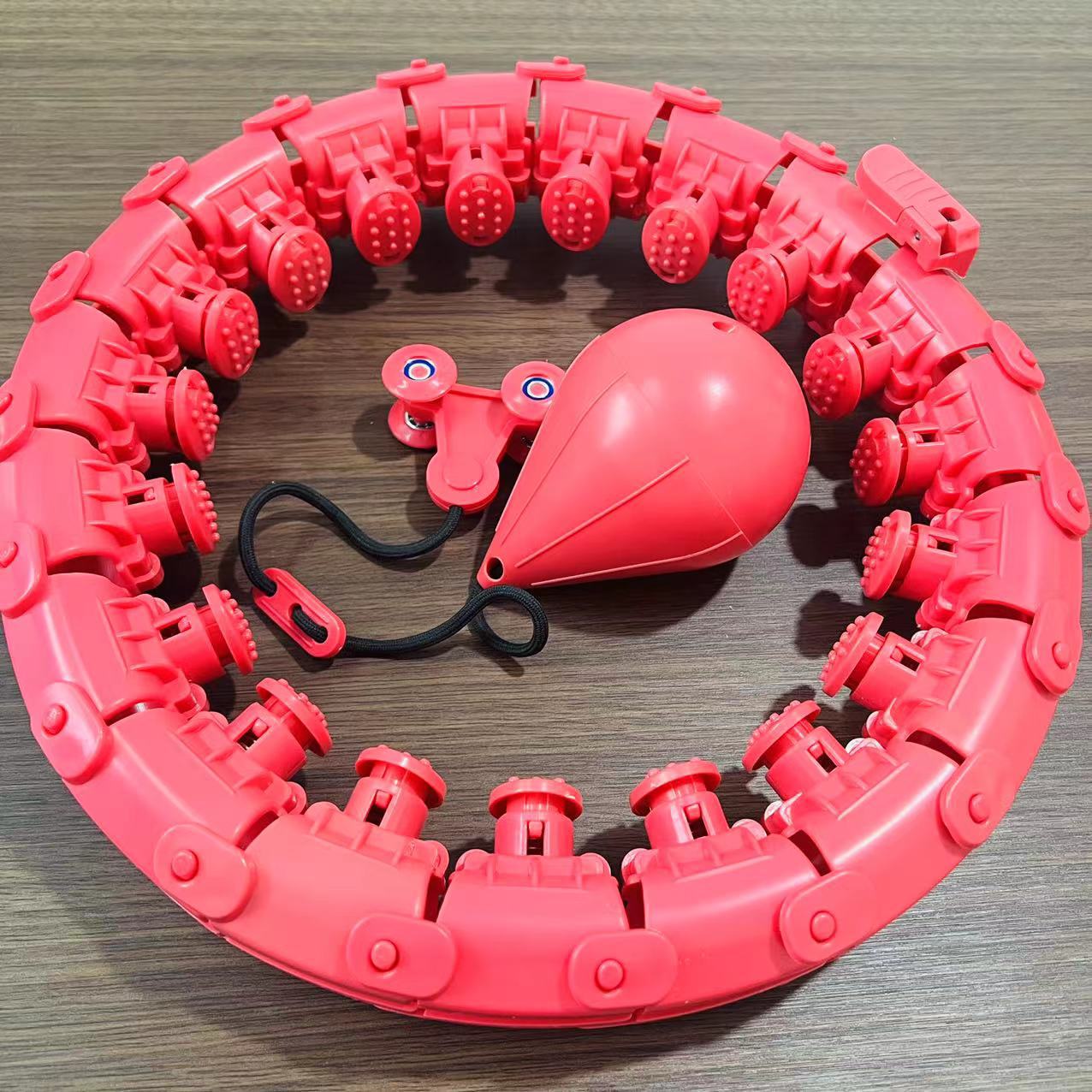 The source manufacturer's smart hula hoop Amazon's explosive model will not fall off the hula hoop detachable and adjustable hulahoop