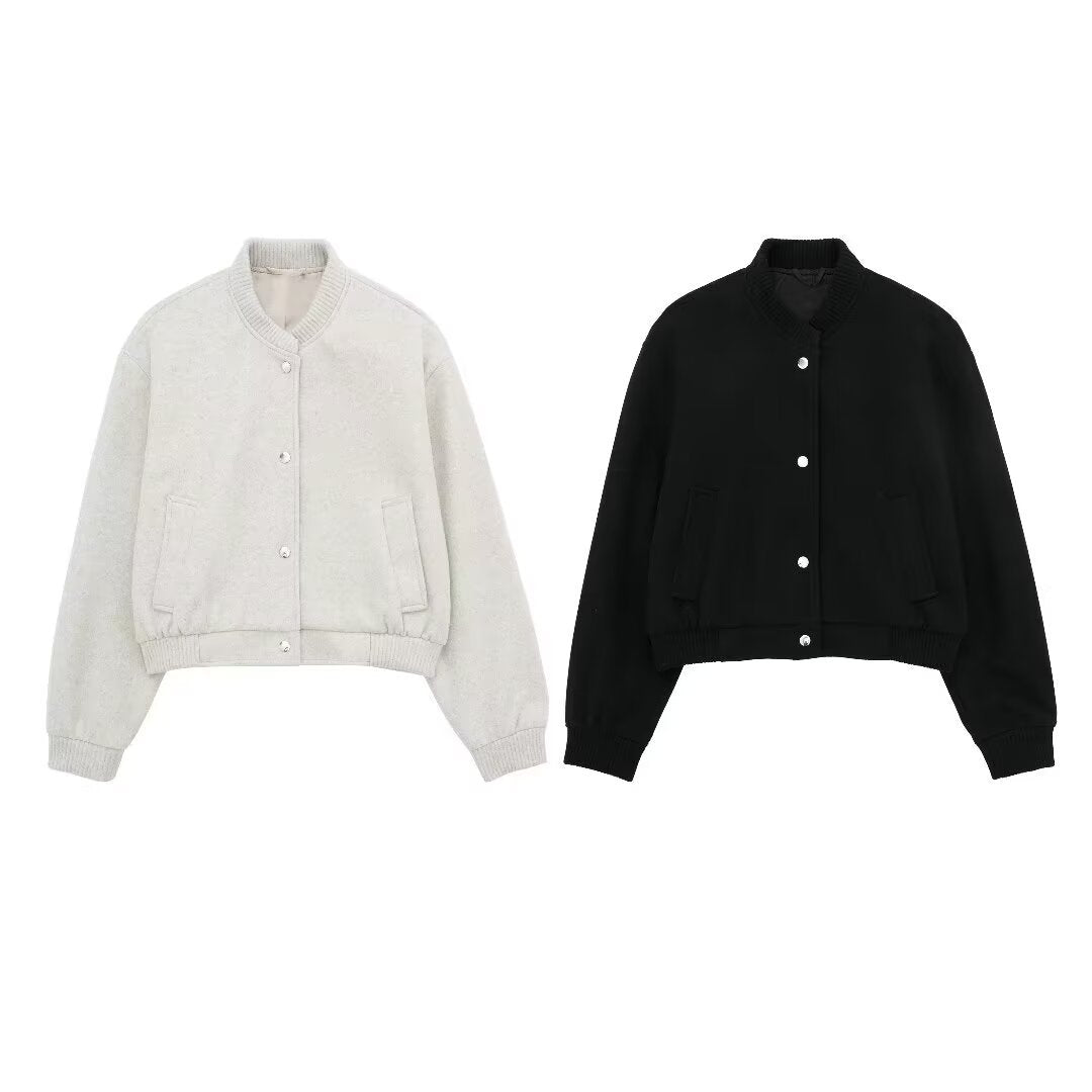 ZA cross-border women's clothing wholesale new style women's clothing European and American style soft pilot jacket 3046272 712