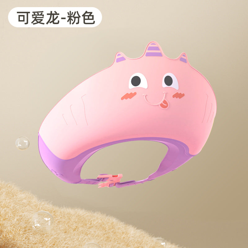 Children's shampoo cap baby waterproof shower cap newborn baby adjustable shampoo cap baby hair washing artifact
