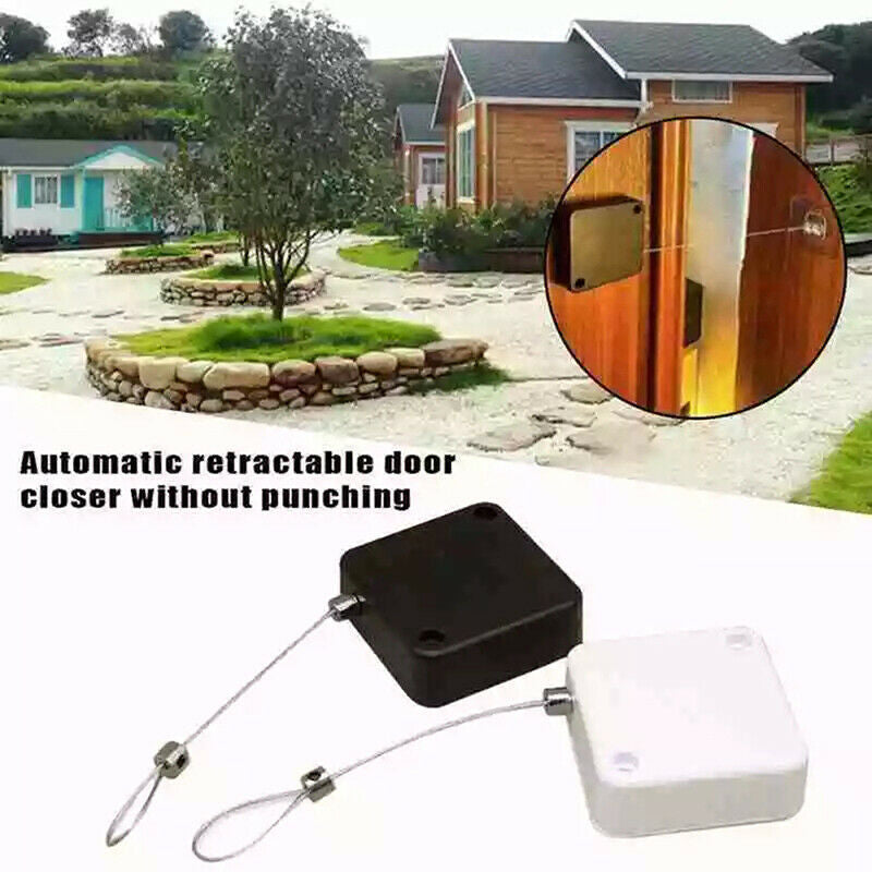Punch-free Automatic Door Closer Simple Silent Door Closer Automatic Sensor Door Closer