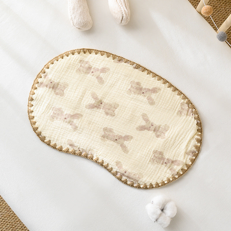 Baby pillow (0-6 months), pure cotton baby pillow, newborn baby pillow, small pillowcase/pillow cover.