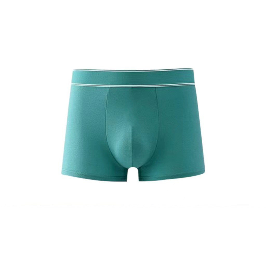 Men's pure cotton underwear men's mid-waist youth boxer underwear AAA grade antibacterial student shorts 2024 new