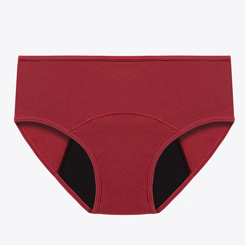 Cross-border plus-size women's underwear physiological pants heavy menstrual flow postpartum underwear C-section recovery low-waist underwear