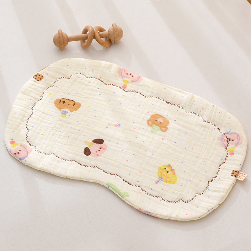 Baby pillow (0-6 months), pure cotton baby pillow, newborn baby pillow, small pillowcase/pillow cover.