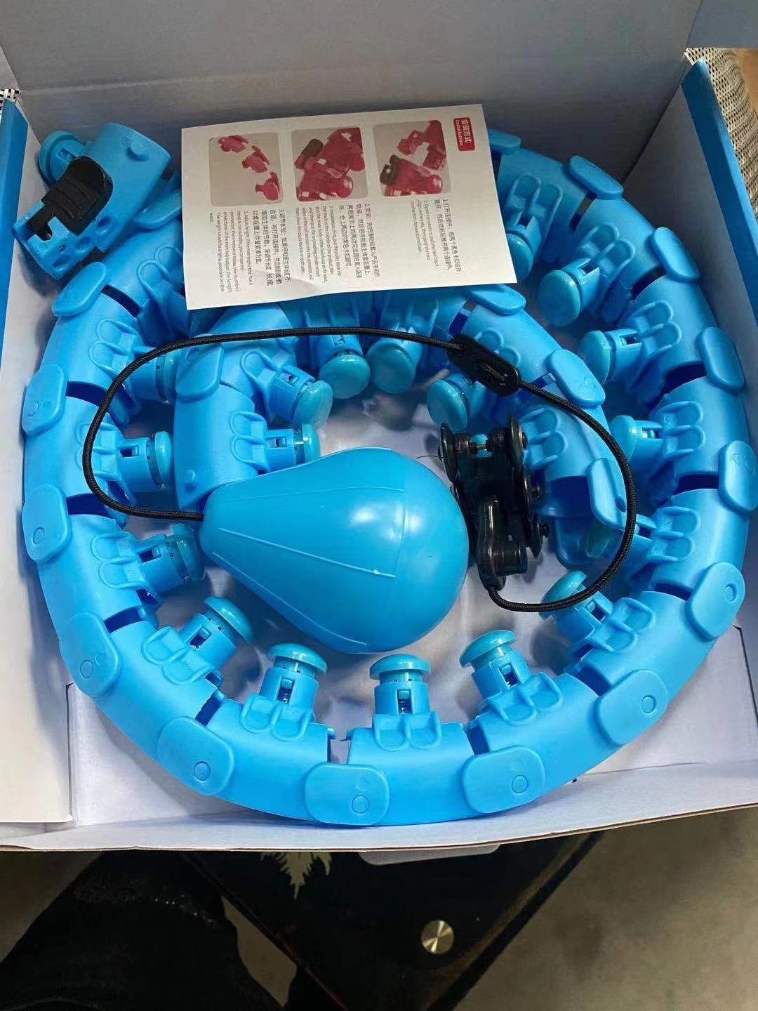 The source manufacturer's smart hula hoop Amazon's explosive model will not fall off the hula hoop detachable and adjustable hulahoop