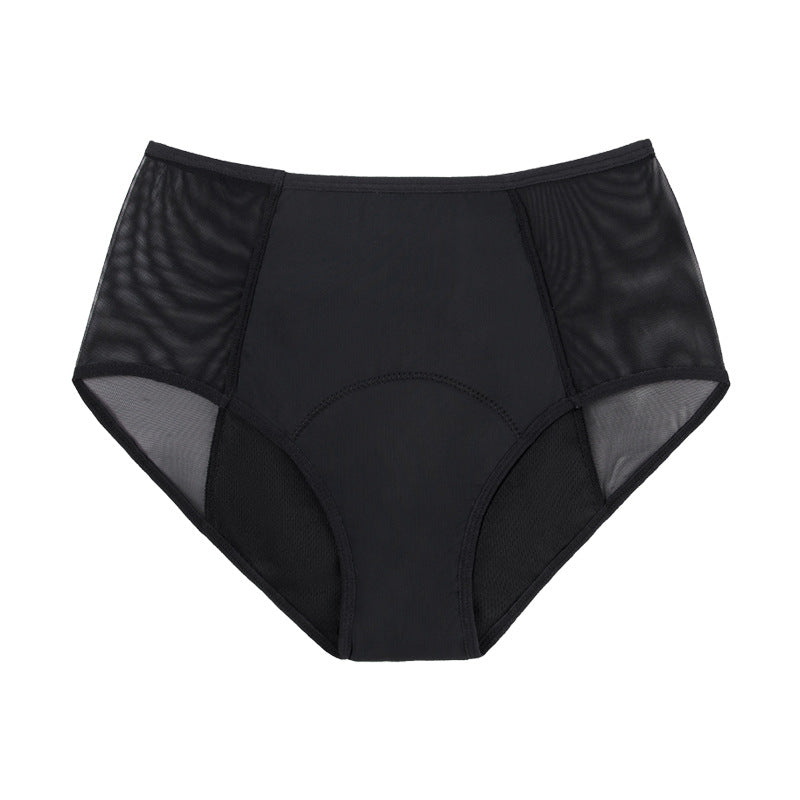 European and American cross-border sexy leopard-print underwear 4-layer absorbent menstrual underwear leak-proof women's physiological menstrual underwear