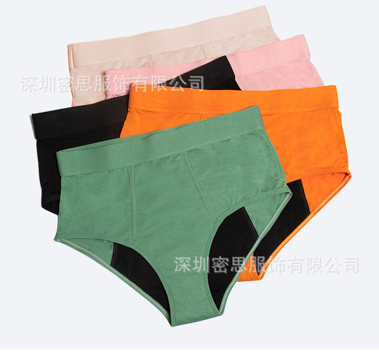 Foreign trade briefs wholesale high-waist breathable underwear menstrual period leak-proof menstrual period underwear menstrual period underwear