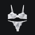 Y sexy underwear women's underwear hollow see-through mesh bra sexy bra underwear set spot direct sale