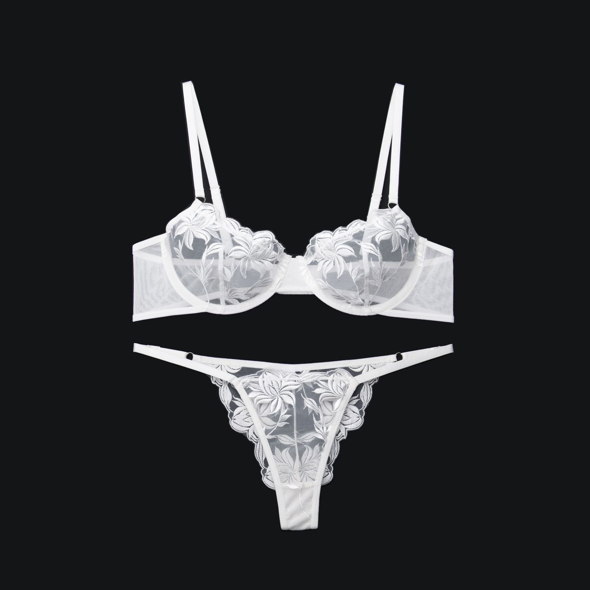 Y sexy underwear women's underwear hollow see-through mesh bra sexy bra underwear set spot direct sale